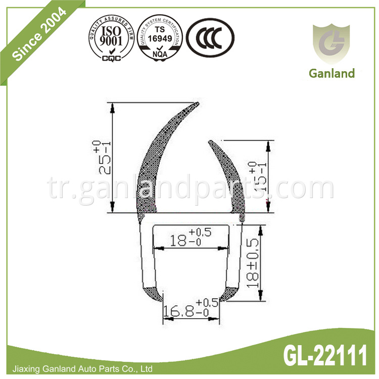 PVC H Shape Seal gl-22111
